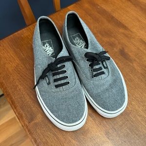 Vans Sneakers, Light Gray - Old Skool Low Top Sneakers - Mens 6.5 - Women's 8